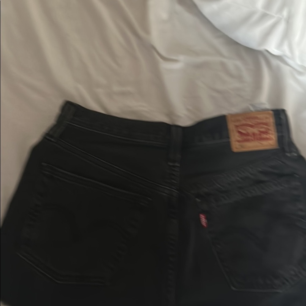 levis black shorts